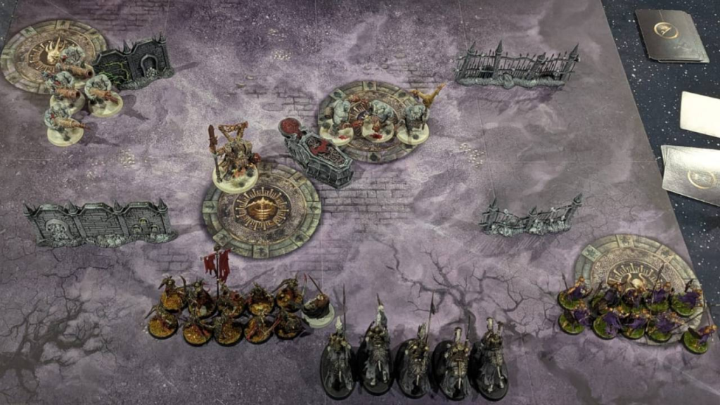 My game of Spearhead using Ogor Mawtribes vs Soulblight Gravelords